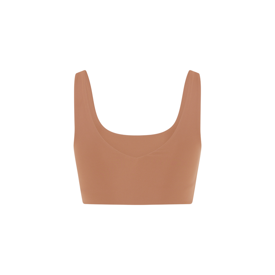 Girlfriend Collective • Scoop Bralette • Toast